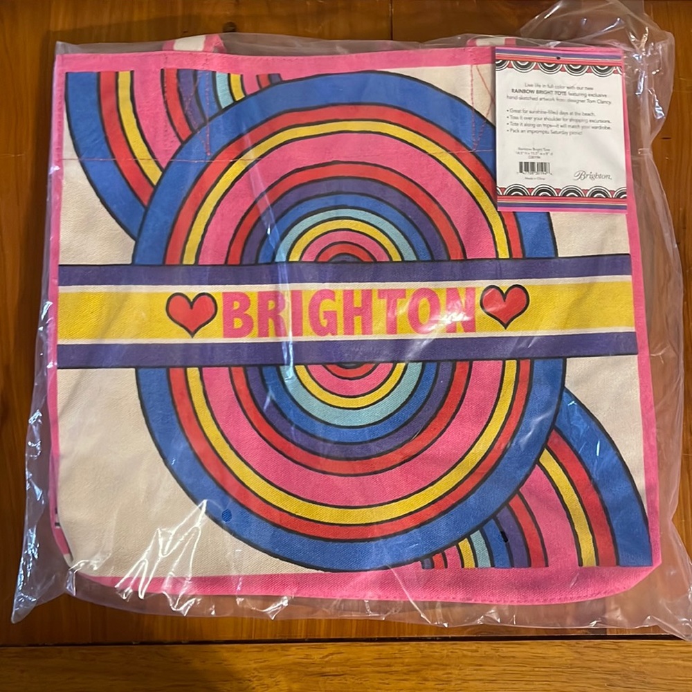 NWT Brighton Rainbow Bright Tote